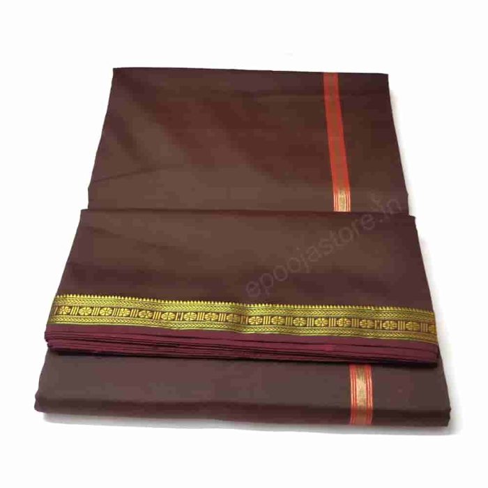 Art Silk Dhothi  (9*5) - Image 4
